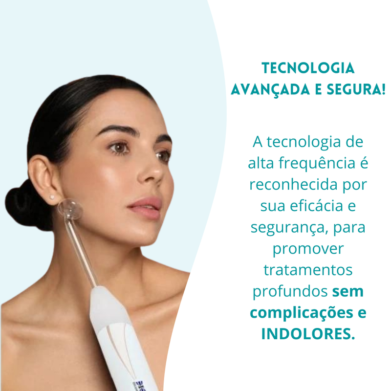 DermaWave - Aparelho de alta frequência 4 em 1