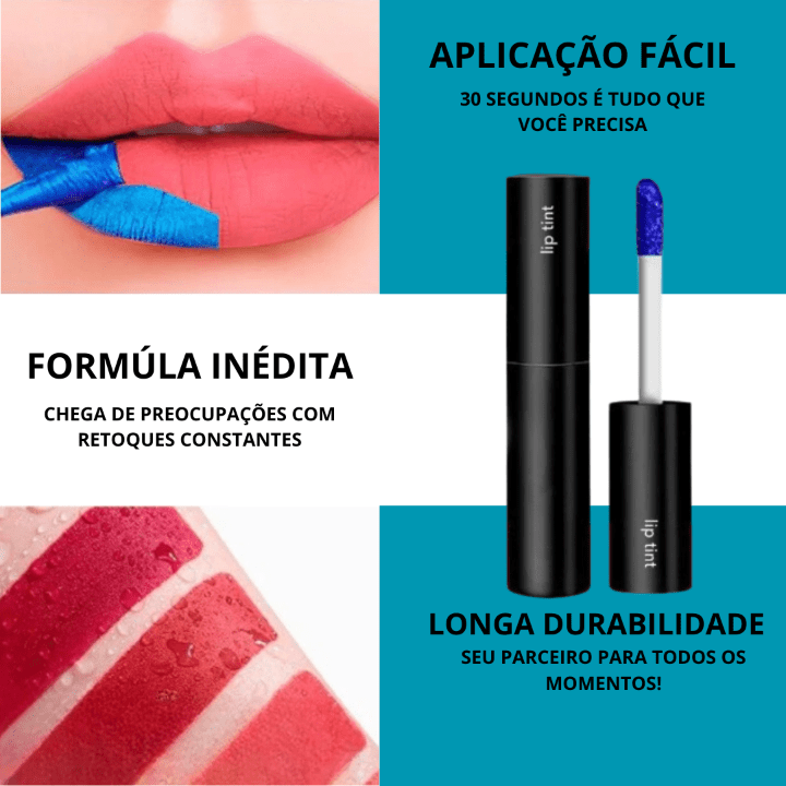 Lip Tint Longa Duração A prova d'água - [COMPRE 1 LEVE 2]