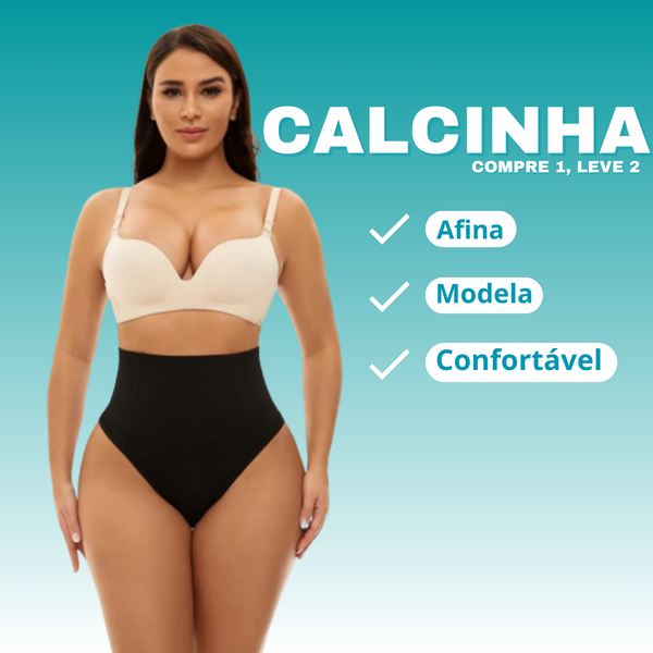 Calcinha Modeladora LipoSlim - COMPRE 1 LEVE 2